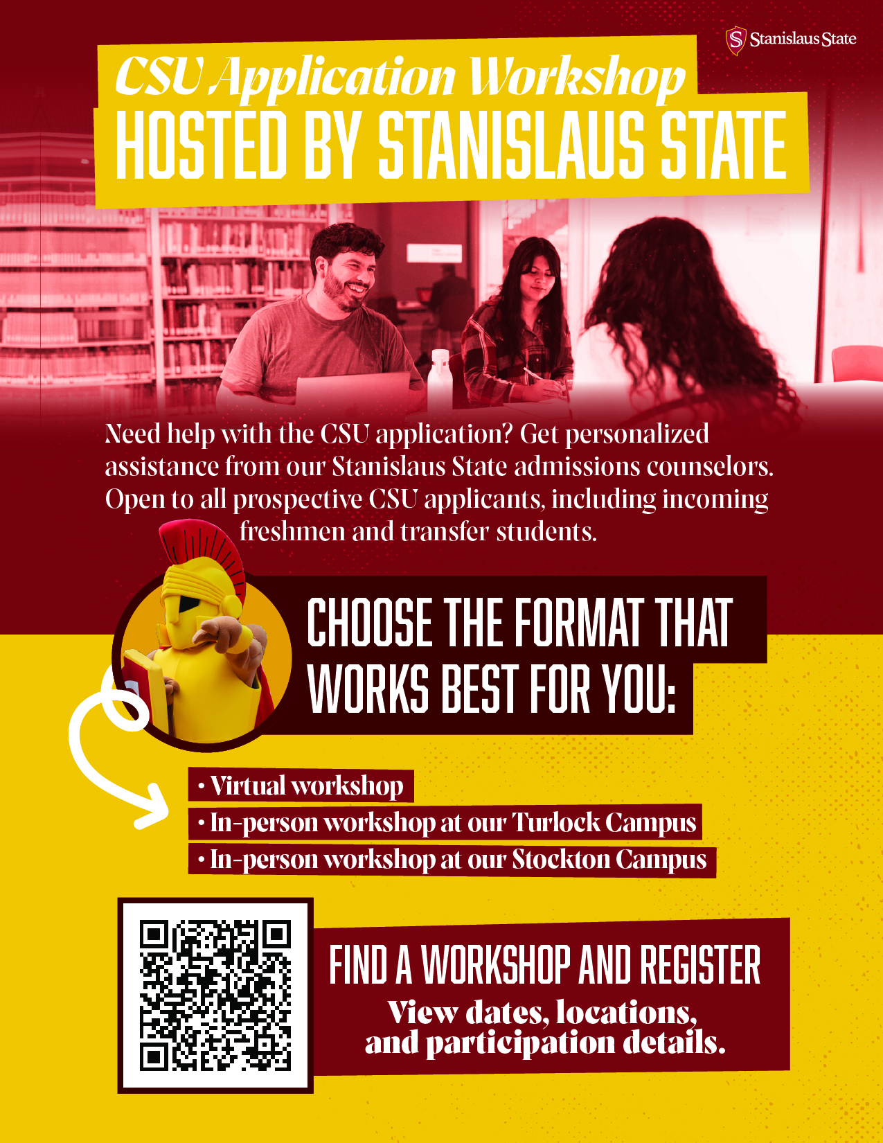 CSU Application Workshop with Stan State